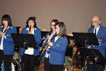 Christina, Tania, Claire, Christine and John on clarinet